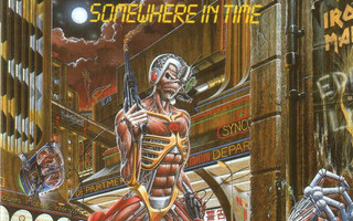 Iron Maiden (CD) VG++!! Somewhere In Time (vanha painos)