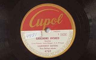 Savikiekko 1953 - Harmony Sisters - Cupol 4769