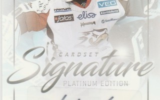 2018/19 Cardset  Signature Mika Järvinen , Sport