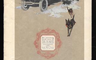 Kaksi mainospainatetta 1924 - 1925 (Lincoln, Ford)