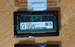 SK Hynix 16GB DDR5 SODIMM (2 kpl)