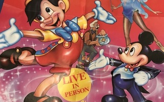 Walt Disney’s World on ice Pinocchio-juliste