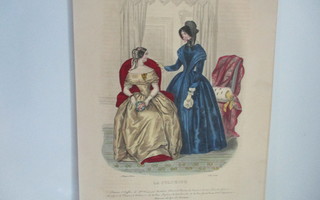 Pariisilainen muotikuva vuodelta  1847