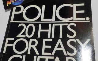 POLICE - 20 HITS FOR EASY GUITAR NUOTTIKIRJA