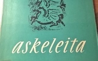Mikko Kilpi : Askeleita : runoja (1.p.) - Wsoy 1952