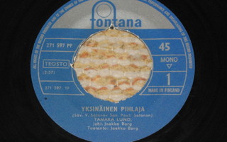 7" TAMARA LUND - Yksinäinen Pihlaja - single 1965 vg+