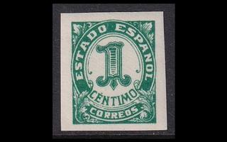 Espanja 764 ** Käyttömerkki 1 C (1936)