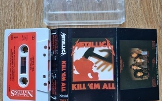 Metallica Kill 'em all kasetti 1.painos!