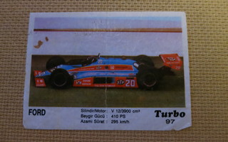 Turbo purukumi keräilykuva # 97 - Ford