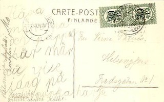 1921 30/10 p pari postikortilla