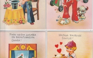 Postikorttierä,   Sarja  4301/4, Ahkerat lapset