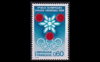 Ranska 1576 ** Grenoblen olympialaiset (1967)