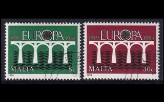 Malta 704-5 o Europa (1984)