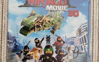 The Lego Ninjago Movie (Blu-ray 3D + Blu-ray) (uusi)