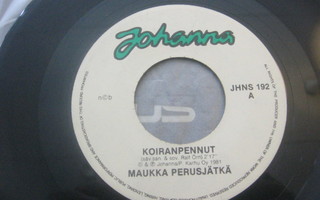 7" - Maukka Perusjätkä / Ralf Örn – Koiranpennut / Läpi Koko