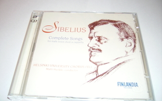 2CD SIBELIUS Complete Songs for male voice choir a cappella