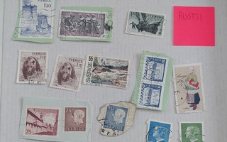 5 postimerkki  pussia yhdellä huudolla