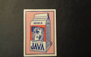 TT-etiketti Java Moka koffie - café