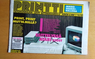 Printti-lehden numeroita 1985-86