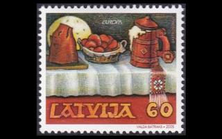 Latvia 635 ** Europa gastronomia (2005)