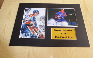 Wayne Gretzky NHL valokuvat paspis A4