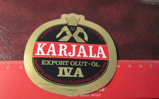 K4 No.34  Karjala Hartwall Lappeenranta Export Olut IVA