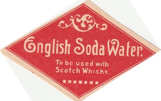 JUOMA EIKETTI - ENGLISH SODA WATER TOBE USED WITH SCO (AB12)