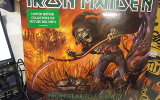 IRON MAIDEN-FROM FEAR TO ETERNITY 3LP  PICTYRE VINYLS UUSI