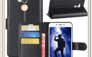 Huawei Honor 6A -  Musta lompakko-suojakuori #24260