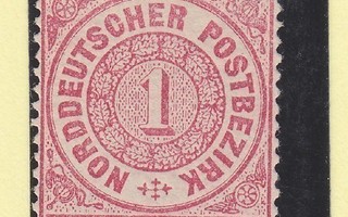 Saksa Reich Norddeutscher bund 1869 Mi 16 *