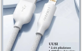 USB A - Lightning iPhone/iPad data/latauskaapeli /1m #29241