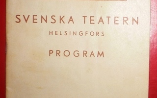 Svenska Teatern Helsingfors Program 1946 - 47
