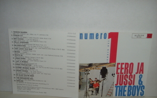 Eero ja Jussi & The Boys CD Numero 1 *EKA PAINOS*UPEA