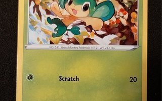 Pokemon kortti Pansage 007/264 tai Shuppet 072/196
