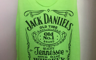 ALE! JACK DANIELS limevihreä toppi - S/M