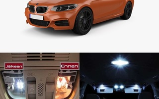 "BMW 2 Coupe (F22) Sisätilan LED -muutossarja 6000K ; x16