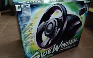 Racing wheel polkimilla /Microsoft SideWinder