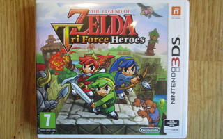 LEGEND OF ZELDA Tri Force Heroes * NINTENDO 3DS * kultti