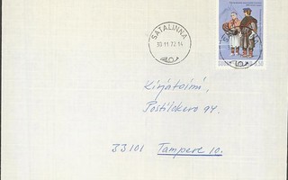 1972 k-puku Inari kirje - loisto Satalinna -72