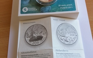 20€, Itämeri, 2011, Proof,   emtv20.2011.11-1