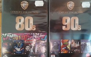Century Collection: 80's -90's 8 Leffaa -DVD.uusi!!
