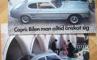 1969 Ford Capri esite - KUIN UUSI - 20 sivua