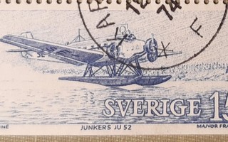 Ruotsi 1972   Postikoneita - Junkers JU 52, o  25 ö