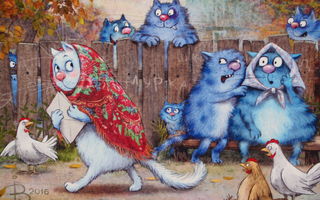 Irina Zeniuk siniset kissat juoruavat