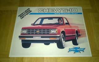 Esite Chevrolet Chevy S-10 Tahoe, Durango,Sport.1982.GM USA