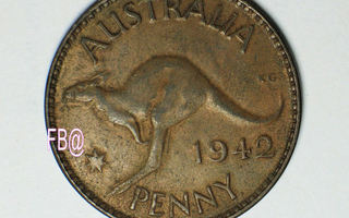 1942 Australia Penny Georg VI
