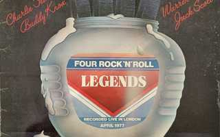 VARIOUS  - FOUR ROCK'N'ROLL LEGENDS LP