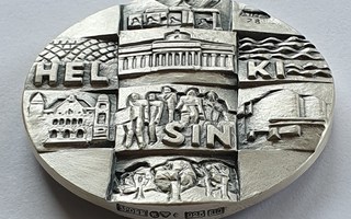 Helsinki-mitali Pohjolan pääkaupungit hopeamitalisarjasta