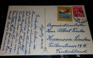 Oulunkylä - Saksa M-30 kortti 1952 PK950/25
