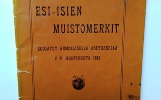 Esi-isien muistomerkit 1883